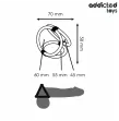 ADDICTED TOYS - ANILLO TRIPLE PARA EL PENE ADDICTED TOYS - ANILLO TRIPLE PARA EL PENE