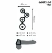 ADDICTED TOYS - PENIS RING WITH DIVIDERS FOR TESTICLES ADDICTED TOYS - PENIS RING WITH DIVIDERS FOR TESTICLES