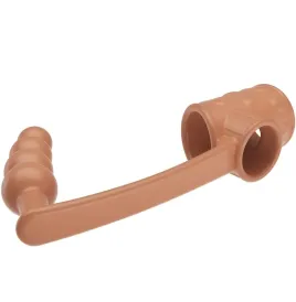 PRETTY LOVE - PENIS SLEEVE WITH ANAL PLUG NATURAL