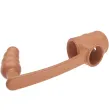 PRETTY LOVE - PENIS SLEEVE WITH ANAL PLUG NATURAL