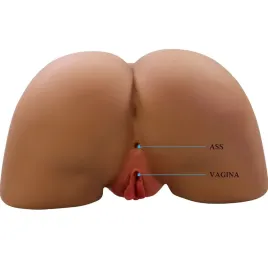 CRAZY BULL - SOPHIA TRASERO FEMENINO REALISTA VIBRADOR and SUCCIONADOR CON SONIDO 5.5 KG