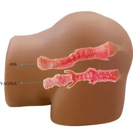 CRAZY BULL - SOPHIA REALISTIC FEMALE BUTT VIBRATOR AND SUCKER WITH SOUND 5.5 KG