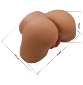CRAZY BULL - SOPHIA REALISTIC FEMALE BUTT VIBRATOR AND SUCKER WITH SOUND 5.5 KG