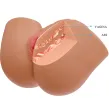 CRAZY BULL - ILANA TRASERO FEMENINO REALISTA VIBRADOR and SUCCIONADOR CON SONIDO 6.8 KG
