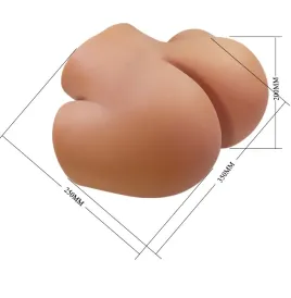 CRAZY BULL - ILANA TRASERO FEMENINO REALISTA VIBRADOR and SUCCIONADOR CON SONIDO 6.8 KG