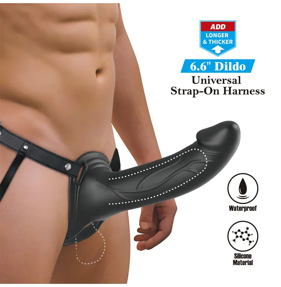 PRETTY LOVE - LANDON STRAP-ON CON VIBRACIÓN NEGRO PRETTY LOVE - LANDON STRAP-ON CON VIBRACIÓN NEGRO