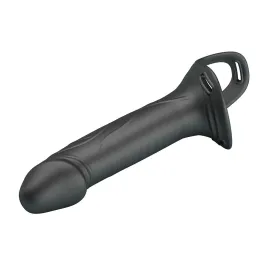 PRETTY LOVE - LANDON BLACK VIBRATING STRAP-ON
