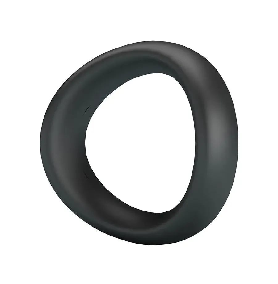 CRAZY BULL - VALEN ERGONOMIC SILICONE COCK RING BLACK