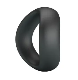 CRAZY BULL - VALEN ANELLO PER PENE ERGONOMICO IN SILICONE NERO