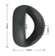 CRAZY BULL - VALEN ERGONOMIC SILICONE COCK RING BLACK CRAZY BULL - VALEN ERGONOMIC SILICONE COCK RING BLACK