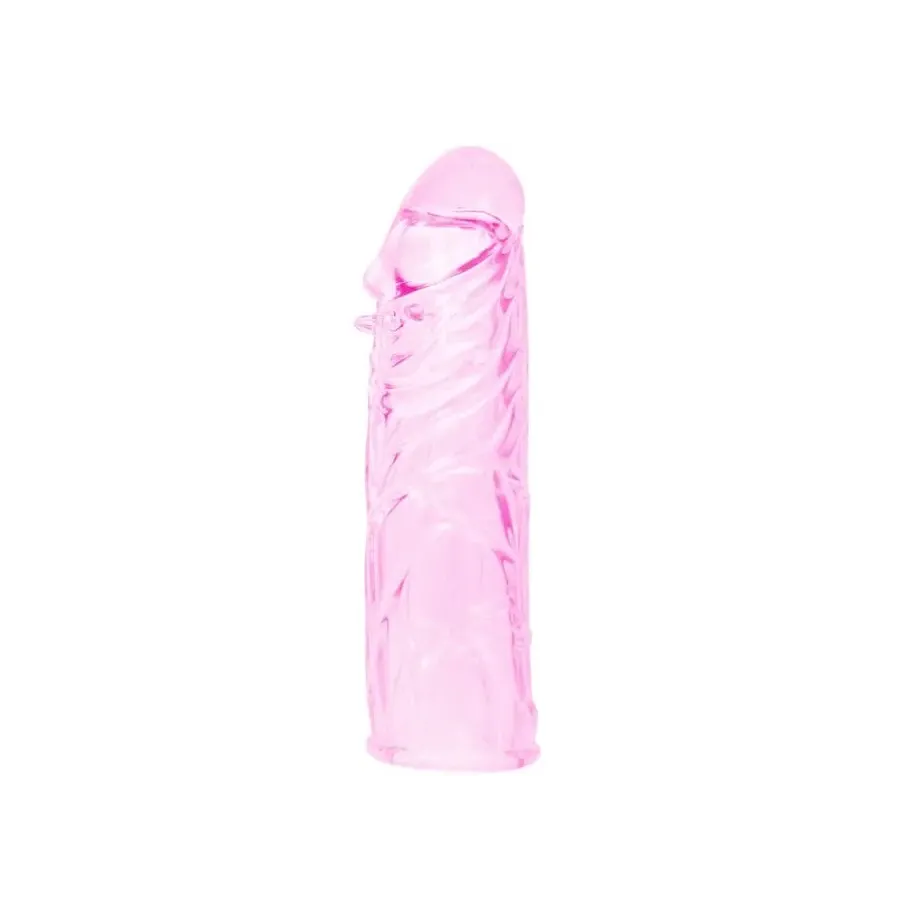 BAILE - COPERTURA PENE IN SILICONE STIMOLANTE ROSA 13 CM