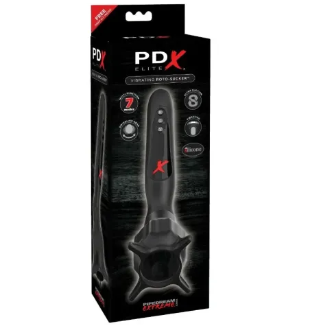 PDX ELITE - STIMOLATORE VIBRANTE CON ASPIRAZIONE ROTO-SUCKER