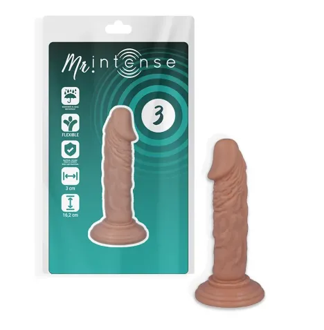 MR INTENSE - 3 REALISTIC COCK 16.2 CM -O- 3 CM