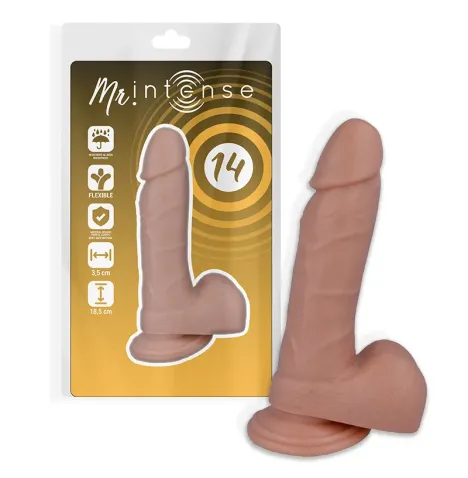 MR INTENSE - 14 PENE REALISTICO 18.5 CM -O- 3.8 CM