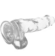 X RAY - CAZZO TRASPARENTE CON SFERE 18.5 CM -O- 3.8 CM