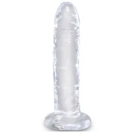 KING COCK - CLEAR PENE REALISTICO 15.5 CM TRASPARENTE