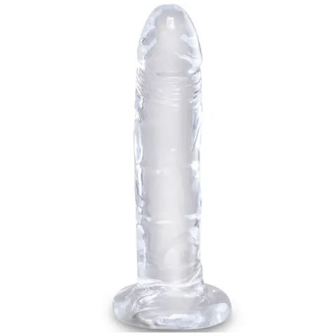 KING COCK - CLEAR REALISTIC PENIS 15.5 CM TRANSPARENT