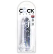 KING COCK - CLEAR REALISTIC PENIS 15.5 CM TRANSPARENT KING COCK - CLEAR REALISTIC PENIS 15.5 CM TRANSPARENT