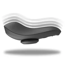 BLACKandSILVER - PANTALONE VIBRATORE IN SILICONE RICARICABILE PRESTON NERO