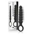 BLACKandSILVER - POTENTE DILATATORE ANALE IN SILICONE BOB BLACKandSILVER - POTENTE DILATATORE ANALE IN SILICONE BOB