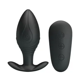 PRETTY LOVE - VIBRATEUR RECHARGEABLE REGINA ANAL PLUG NOIR