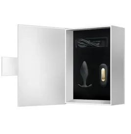 PRETTY LOVE - VIBRATORE RICARICABILE PLUG ANALE REGINA NERO