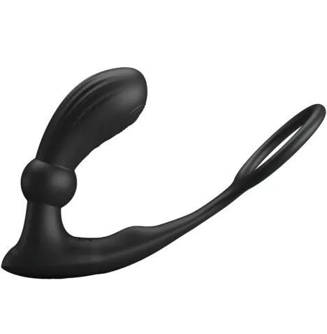 PRETTY LOVE - WARREN BLACK ANALRING and VIBRATOR