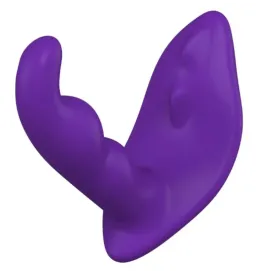 SHE.E.O - STIMOLATORE ANALE VIBRANTE ROTANTE CON TELECOMANDO VIOLA