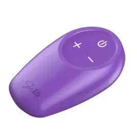 SHE.E.O - ESTIMULADOR ANAL VIBRADOR ROTATIVO CON CONTROL REMOTO MORADO
