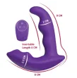 SHE.E.O - ESTIMULADOR ANAL VIBRADOR ROTATIVO CON CONTROL REMOTO MORADO SHE.E.O - ESTIMULADOR ANAL VIBRADOR ROTATIVO CON CONTROL REMOTO MORADO