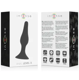 INTENSE - ANAL NIVEAU 3 12,5CM NOIR