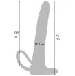 GET REAL - PÉNÉTRATEUR ANAL EN SILICONE DOUBLE TROUBLE 16 CM GET REAL - PÉNÉTRATEUR ANAL EN SILICONE DOUBLE TROUBLE 16 CM