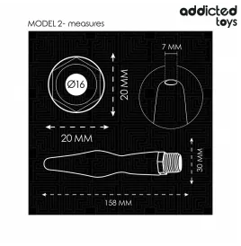 ADDICTED TOYS - ANAL CLEANER WITH UNIVERSAL ADAPTER MODEL 2