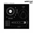 ADDICTED TOYS - PULITORE ANALE CON ADATTATORE UNIVERSALE MODELLO 5