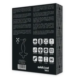 ADDICTED TOYS - MASSEUR ANAL AVEC VIBRATION NOIRE MODÈLE 1