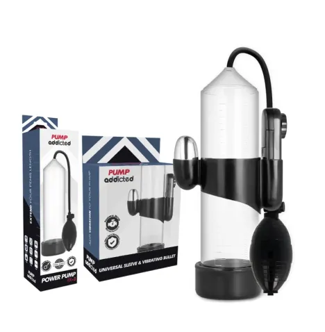 PUMP ADDICTED - VIBRATEUR TRANSPARENT RX3