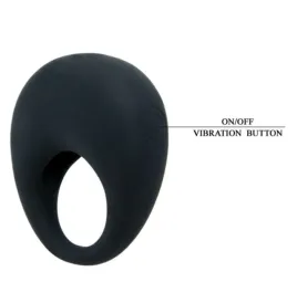 PRETTY LOVE - TRAP ANNEAU VIBRATEUR NOIR