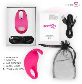 MORESSA - BRAD PREMIUM SILICONE RECARGABLE ROSA