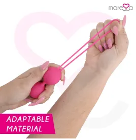MORESSA - OSIAN TWO ENTRENAMIENTO SUELO PELVICO 101gr PREMIUM SILICONA ROSA