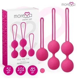 MORESSA - OSIAN SET PREMIUM SILIKON ROSA (Osian One - 51 g Osian Two - 101 g Osian Three 85 g)