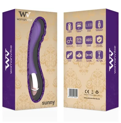 WOMANVIBE - VIBRATORE RICARICABILE SUNNY SILICONE