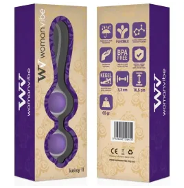WOMANVIBE - KEISY II SILICONE BALLS