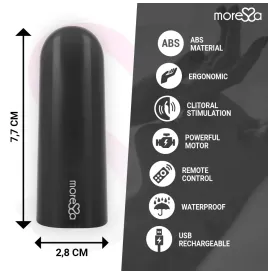 MORESSA - TELECOMANDO VIBRATORE NIX NERO
