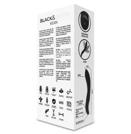 BLACKandSILVER - KEAN VIBRATOR TOUCH-STEUERUNG
