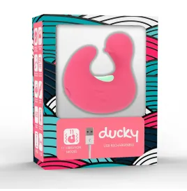 HAPPY LOKY - DEDAL PATO ESTIMULADOR DE SILICONA RECARGABLE DUCKYMANIA