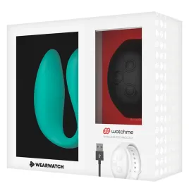 WEARWATCH - VIBRADOR DUAL TECHNOLOGY WATCHME AGUAMARINA - AZABACHE