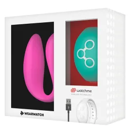 WEARWATCH - VIBRADOR DUAL TECHNOLOGY WATCHME FUCSIA - AGUA MARINA