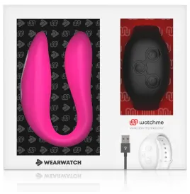 WEARWATCH - VIBRATORE WATCHME DOPPIA TECNOLOGIA FUCSIA-AZABACHE