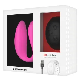 WEARWATCH - VIBRATORE WATCHME DOPPIA TECNOLOGIA FUCSIA-AZABACHE