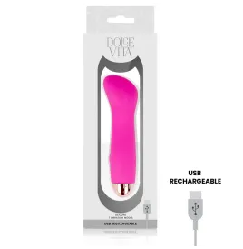 DOLCE VITA - VIBRADOR RECARGABLE ONE ROSA 7 VELOCIDADES